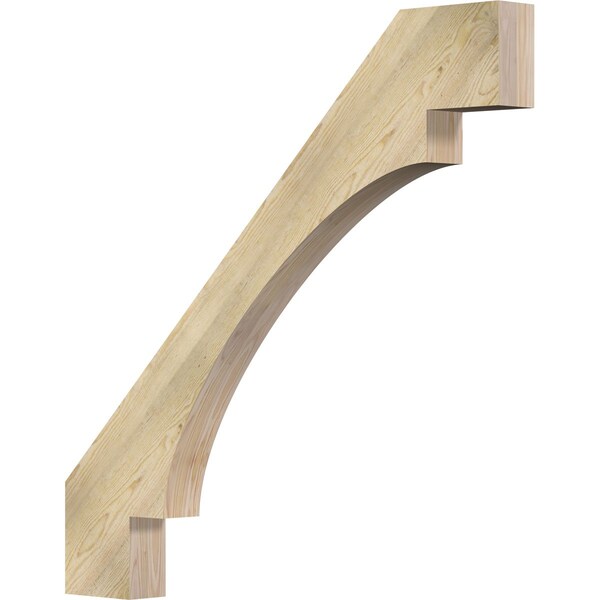 Ekena Millwork 4"W x 44"D x 44"H Merced Rough Sawn Knee Brace, Douglas Fir BRC04X44X44MRC00RDF - main